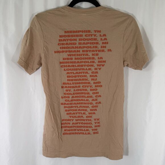 Lauren Daigle Shirt Women's XS Tan Graphic Print The Kaleidoscope Tour Short Slv - Picture 7 of 8